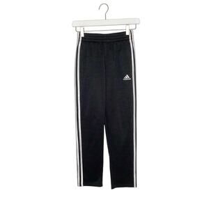 Adidas Heathered Dark Gray White Athletic Pants Pockets Medium 10/12